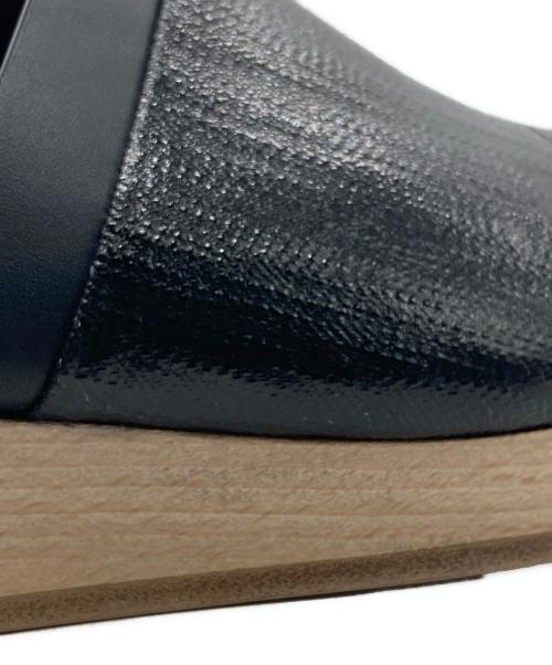 RICK OWENS（リックオウエンス）RICK OWENS (リックオウエンス) ISLAND CLOG CONBO レザーサンダル ブラック サイズ:40の古着・服飾アイテム