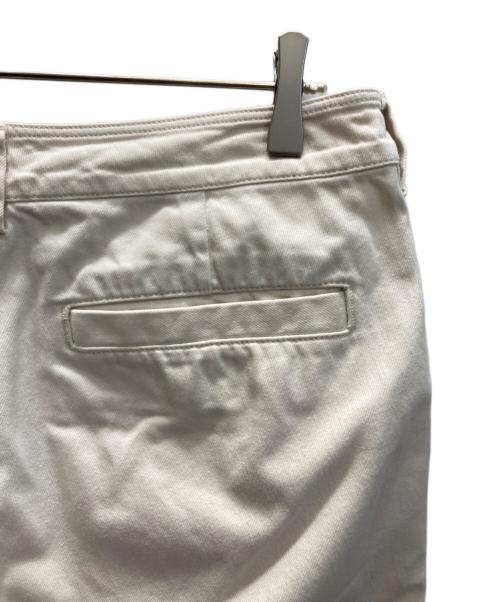 STILL BY HAND（スティルバイハンド）STILL BY HAND (スティルバイハンド) コットンカルゼ裏起毛パンツ ホワイト サイズ:SIZE 46の古着・服飾アイテム