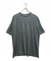 STEVEN ALAN（スティーブンアラン）の古着「WOOL BORDER SHORT SLEEVE TEE -LOOSE」｜グレー