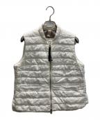 DUNOデュノ）の古着「リネンダウンベスト」｜ホワイト