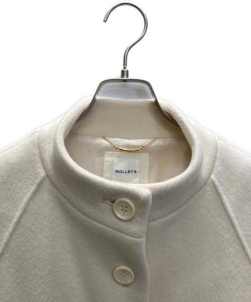 NOLLEY'S（ノーリーズ）NOLLEY'S (ノーリーズ) スタンドカラーコート ベージュ サイズ:38の古着・服飾アイテム