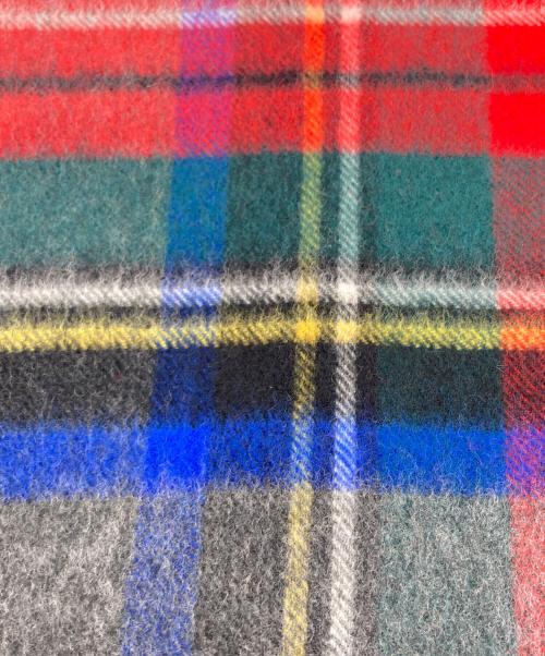 JOHNSTONS OF ELGIN（ジョンストンズオブエルガン）JOHNSTONS OF ELGIN (ジョンストンズオブエルガン) チェックマフラー レッド×グリーン 未使用品の古着・服飾アイテム