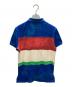 POLO RALPH LAUREN (ポロ・ラルフローレン) ビッグポニーポロシャツ ブルー×レッド サイズ:M：5000円
