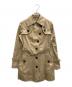 BURBERRY BLUE LABEL（バーバリー ブルー レーベル）の古着「ノバチェックライナー付ミドルトレンチコート」｜ベージュ