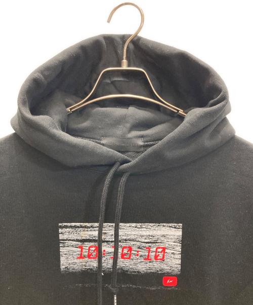 GOD SELECTION XXX（ゴッドセレクショントリプルエックス）GOD SELECTION XXX (ゴッドセレクショントリプルエックス) FRAGMENT DESIGN (フラグメントデザイン) プルオーバーパーカー ブラック サイズ:Mの古着・服飾アイテム