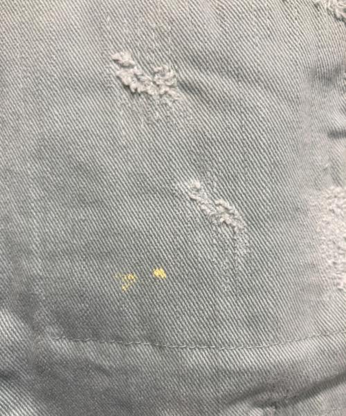 DSQUARED2（ディースクエアード）DSQUARED2 (ディースクエアード) クラッシュ加工 デニム パンツ ブルー サイズ:46の古着・服飾アイテム