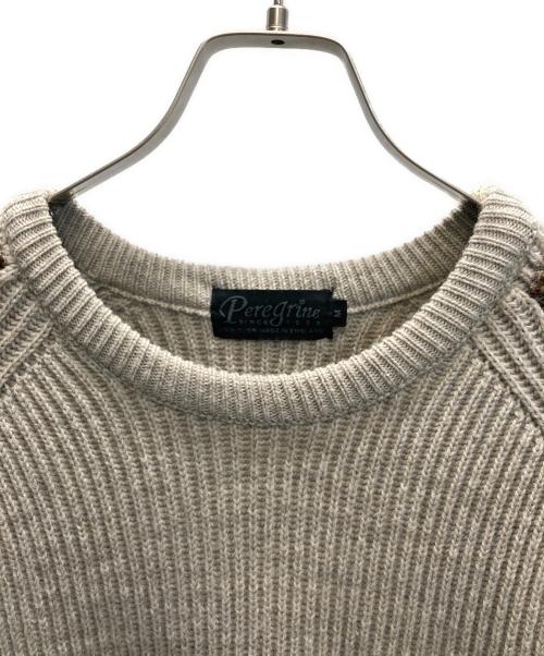 Peregrine（ペレグリン）Peregrine (ペレグリン) Harris Tweed (ハリスツイード) コマンドニット ベージュ サイズ:Mの古着・服飾アイテム