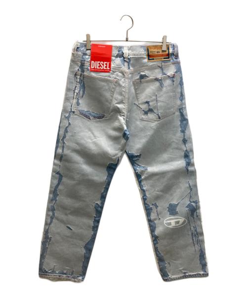 DIESEL（ディーゼル）DIESEL (ディーゼル) STRAIGHT FIT MID-RIZE LIGHTLY JEANS インディゴ サイズ:30 未使用品の古着・服飾アイテム