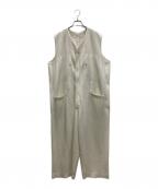 HOMME PLISSE ISSEY MIYAKEオム プリッセ イッセイ ミヤケ）の古着「プリーツオールインワン」｜アイボリー