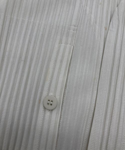 HOMME PLISSE ISSEY MIYAKE（オム プリッセ イッセイ ミヤケ）HOMME PLISSE ISSEY MIYAKE (オム プリッセ イッセイ ミヤケ) プリーツオールインワン アイボリー サイズ:SIZE 1の古着・服飾アイテム