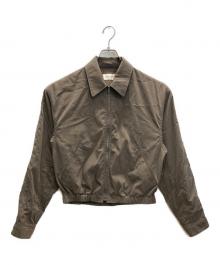 LEMAIRE（ルメール）の古着「ZIPPED BLOUSON」｜ブラウン