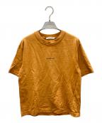 Acne studiosアクネ ストゥディオズ）の古着「ロゴTシャツ」｜オレンジ