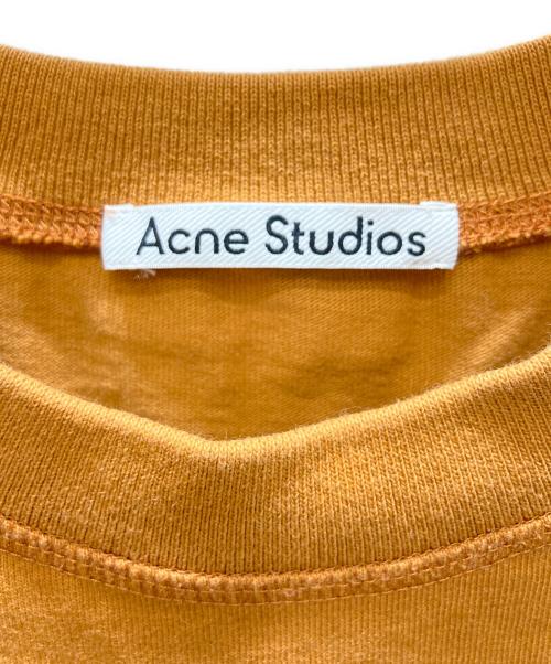 Acne studios（アクネ ストゥディオズ）ACNE STUDIOS (アクネ ストゥディオズ) ロゴTシャツ オレンジ サイズ:SIZE XXSの古着・服飾アイテム