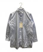 KAPTAIN SUNSHINEキャプテンサンシャイン）の古着「Polo Collar Shirt/ポロ カラー シャツ」｜ブルー