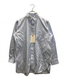 KAPTAIN SUNSHINE（キャプテンサンシャイン）の古着「Polo Collar Shirt/ポロ カラー シャツ」｜ブルー