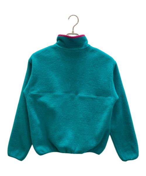 Patagonia（パタゴニア）Patagonia (パタゴニア) 80s シンチラスナップT グリーン×ピンク サイズ:8の古着・服飾アイテム