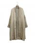 Deuxieme Classe（ドゥーズィエム クラス）の古着「リネン混ガウンコート」｜ベージュ