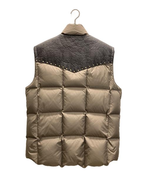 PHIPPS（フィップス）PHIPPS (フィップス) ダウンベスト ブラウン サイズ:Mの古着・服飾アイテム