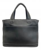 COACHコーチ）の古着「レザーミニトートバッグ」｜ブラック