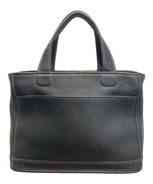 COACH（コーチ）COACH (コーチ) レザーミニトートバッグ ブラックの古着・服飾アイテム
