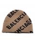 BALENCIAGA (バレンシアガ) ジャガードビーニー ベージュ サイズ:ONE SIZE：20000円