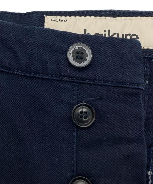 haikure（ハイクル）HAIKURE (ハイクル) Mason Baviera パンツ ネイビー サイズ:SIZE 32の古着・服飾アイテム