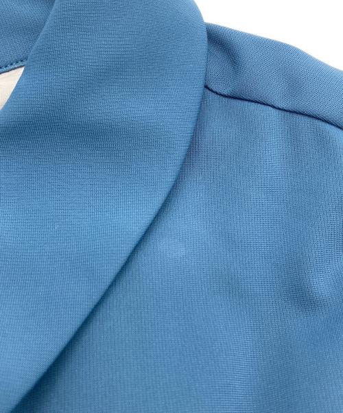 THE PERMANENT EYE（ザ パーマネント アイ）THE PERMANENT EYE (ザ パーマネント アイ) Matte Stretch Jersey Zip L/S Shirt ブルー サイズ:SIZE 48の古着・服飾アイテム