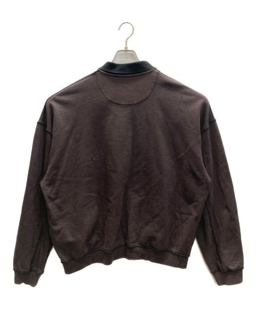 mfpen（エムエフペン）mfpen (エムエフペン) POLO SWEATER スウェット ブラウン サイズ:Mの古着・服飾アイテム