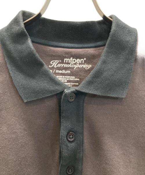 mfpen（エムエフペン）mfpen (エムエフペン) POLO SWEATER スウェット ブラウン サイズ:Mの古着・服飾アイテム