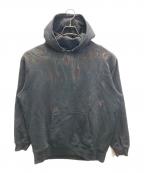 seven by sevenセブンバイセブン）の古着「Hydro dip dye パーカー」｜ブラック