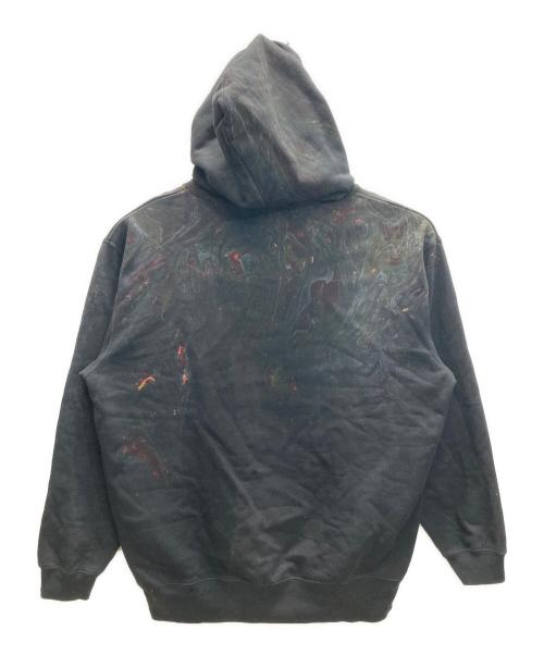 seven by seven（セブンバイセブン）SEVEN BY SEVEN (セブンバイセブン) Hydro dip dye パーカー ブラック サイズ:Mの古着・服飾アイテム