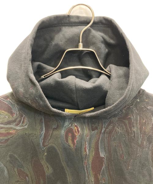 seven by seven（セブンバイセブン）SEVEN BY SEVEN (セブンバイセブン) Hydro dip dye パーカー ブラック サイズ:Mの古着・服飾アイテム