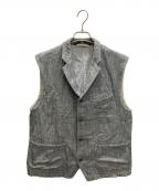 45Rフォーティファイブ・アール）の古着「インディゴ染め ベスト」｜グレー