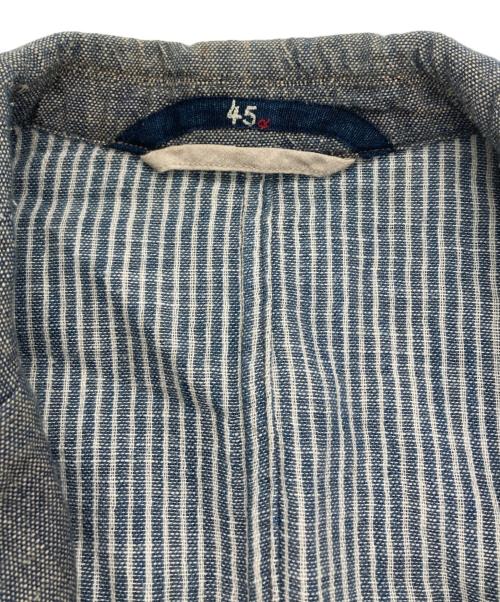 45R（フォーティファイブ・アール）45R (フォーティファイブ・アール) インディゴ染め ベスト グレー サイズ:SIZE 4の古着・服飾アイテム