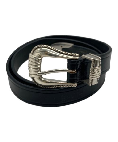 TORY LEATHER（トリーレザー）TORY LEATHER (トリーレザー) ウエスタン レザーベルト ブラック サイズ:下記参照の古着・服飾アイテム