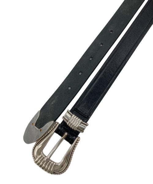 TORY LEATHER（トリーレザー）TORY LEATHER (トリーレザー) ウエスタン レザーベルト ブラック サイズ:下記参照の古着・服飾アイテム