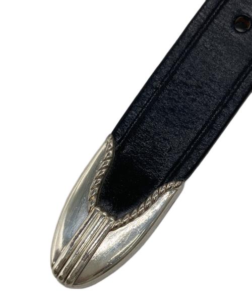 TORY LEATHER（トリーレザー）TORY LEATHER (トリーレザー) ウエスタン レザーベルト ブラック サイズ:下記参照の古着・服飾アイテム