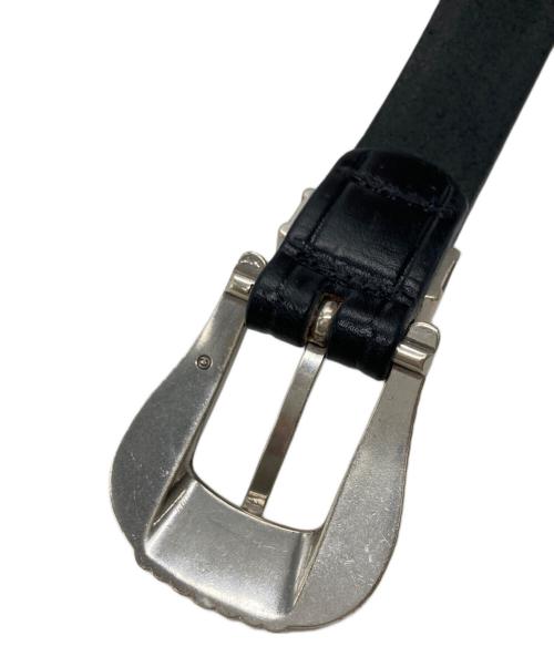 TORY LEATHER（トリーレザー）TORY LEATHER (トリーレザー) ウエスタン レザーベルト ブラック サイズ:下記参照の古着・服飾アイテム