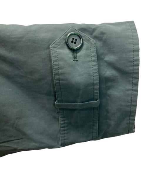 Burberry's（バーバリー）Burberry's (バーバリーズ) 裏地ノヴァチェック ステンカラーコート グリーン サイズ:34 1/2の古着・服飾アイテム