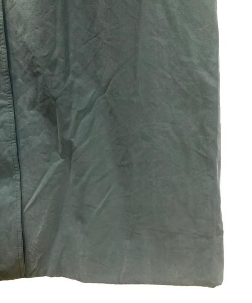 Burberry's（バーバリー）Burberry's (バーバリーズ) 裏地ノヴァチェック ステンカラーコート グリーン サイズ:34 1/2の古着・服飾アイテム