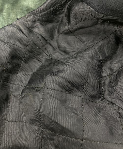 Burberry's（バーバリー）Burberry's (バーバリーズ) 裏地ノヴァチェック ステンカラーコート グリーン サイズ:34 1/2の古着・服飾アイテム