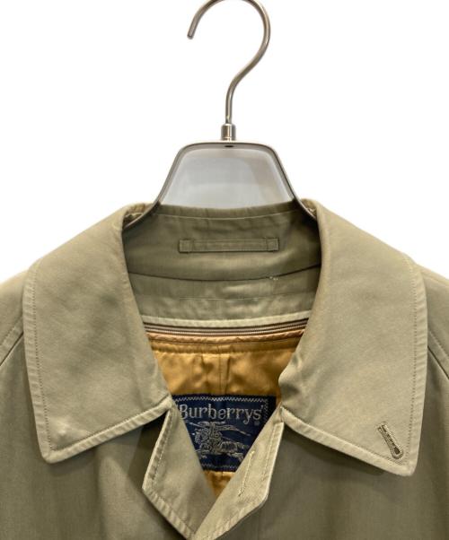 Burberry's（バーバリーズ）Burberry's (バーバリーズ) 裏地ノヴァチェック ライナー付ステンカラーコート ベージュ サイズ:表記なしの古着・服飾アイテム