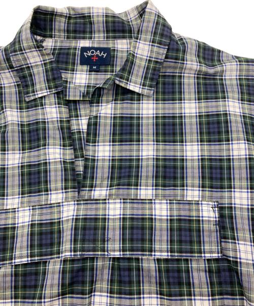 Noah（ノア）Noah (ノア) アノラックチェックシャツ グリーン サイズ:SIZE Mの古着・服飾アイテム