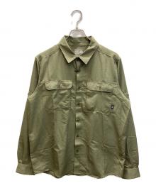 MOUNTAIN HARD WEAR（マウンテンハードウェア）の古着「キャニオンロングスリーブシャツ」｜オリーブ