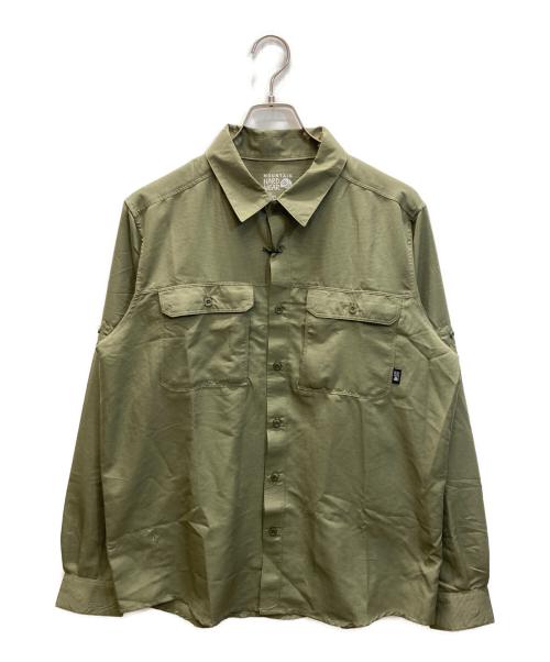 MOUNTAIN HARD WEAR（マウンテンハードウェア）MOUNTAIN HARD WEAR (マウンテンハードウェア) キャニオンロングスリーブシャツ オリーブ サイズ:Lの古着・服飾アイテム