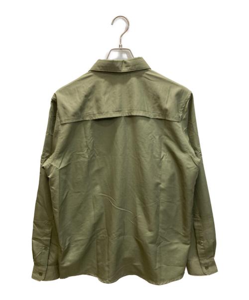 MOUNTAIN HARD WEAR（マウンテンハードウェア）MOUNTAIN HARD WEAR (マウンテンハードウェア) キャニオンロングスリーブシャツ オリーブ サイズ:Lの古着・服飾アイテム
