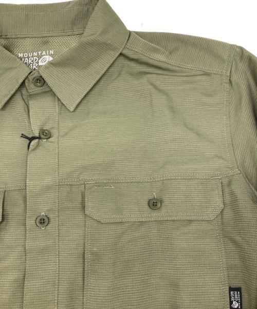 MOUNTAIN HARD WEAR（マウンテンハードウェア）MOUNTAIN HARD WEAR (マウンテンハードウェア) キャニオンロングスリーブシャツ オリーブ サイズ:Lの古着・服飾アイテム