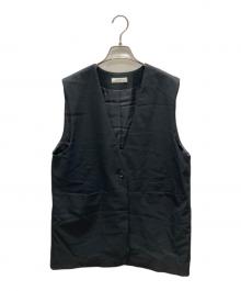 JOURNAL STANDARD relume（ジャーナルスタンダード レリューム）の古着「ドライツイルノーカラージレ」｜ブラック