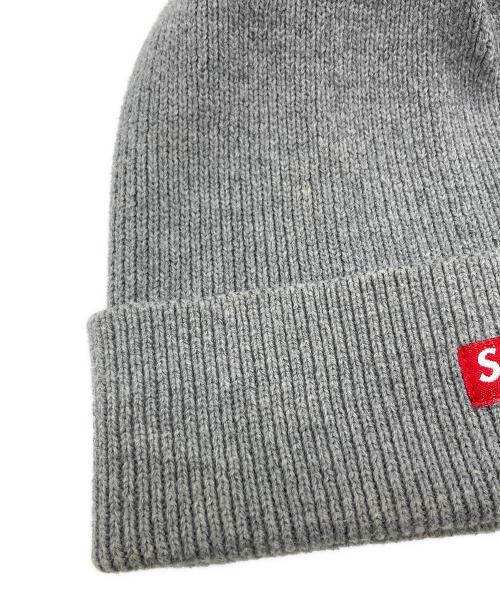 SUPREME（シュプリーム）SUPREME (シュプリーム) Small Box Logo Beanie / スモール ボックス ロゴ ビーニー グレー サイズ:下記参照の古着・服飾アイテム