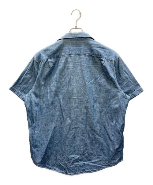 RRL（ダブルアールエル）RRL (ダブルアールエル) S/S シャンブレーシャツ インディゴ サイズ:SIZE Lの古着・服飾アイテム